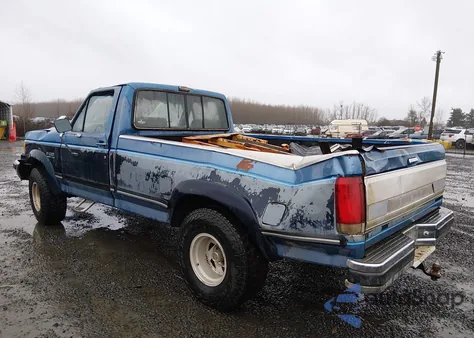 1990 Ford F150 из США, поврежденный, VIN 2FTEF14N9LCA73686